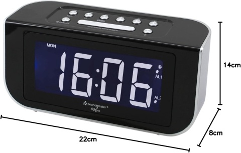 Radiobudzik FM SoundMaster FUR4005 Czarny Po Zwrocie