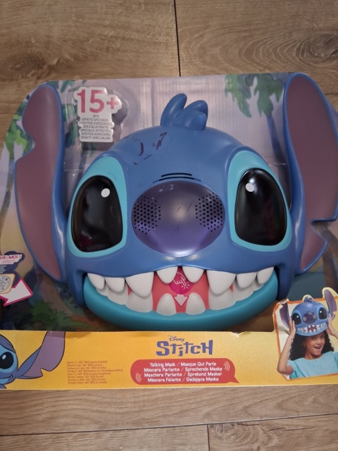 DISNEY STITCH Talking Mask Mówiąca maska 25 dźwięków PO ZWROCIE