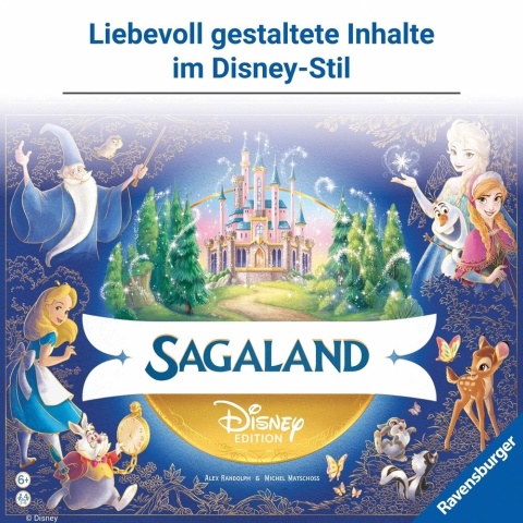 Disney Sagaland - gra rodzinna dla dzieci w wieku od 6 lat J.NIEMIECKI NOWY