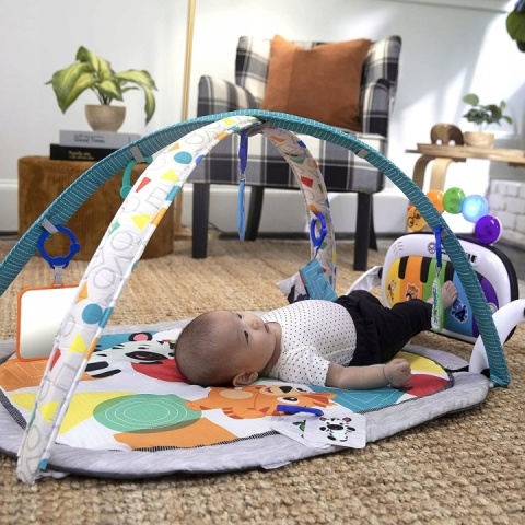 MATA EDUKACYJNA DLA NIEMOWLĄT BABY EINSTEIN KICKIN 4W1 Powystawowy