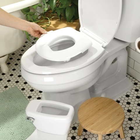 Nocnik interaktywny toaleta dla dzieci INGENUITY My Size Potty biały