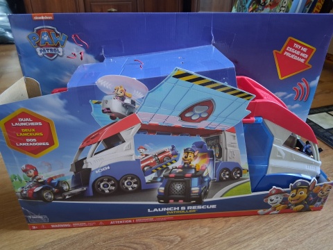 PSI PATROL WIELKI Patrolowiec 70cm z dźwiękiem + quad i figurka Rydera PO ZWROCIE
