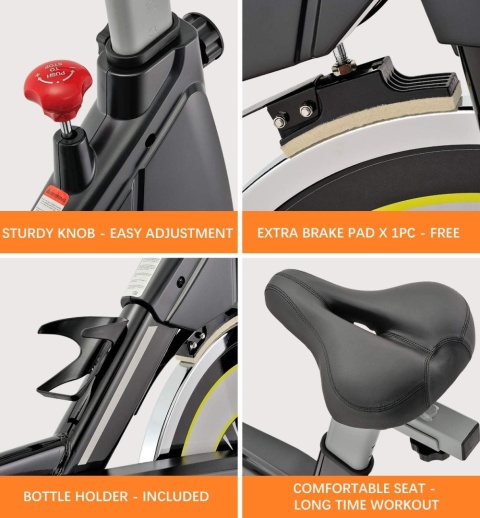 Rower fitness Sovnia z uchwytem na iPada, monitorem LCD Nowy