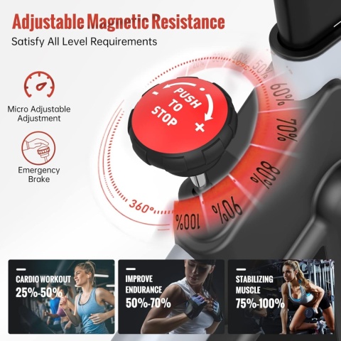 Rower treningowy, magnetyczny Pasyou