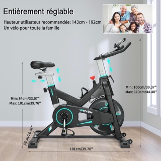 Rower treningowy magnetyczny Wenoker JC312 Nowy