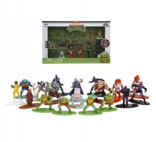 ADA TURTLES METALOWE FIGURKI 18-PAK