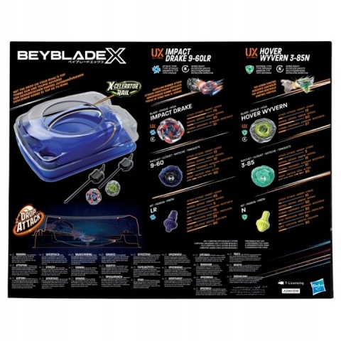Arena Beyblade X Stadion G0842 Hasbro + 2 Dyski 2 Wyrzutnie POWYSTAWOWY