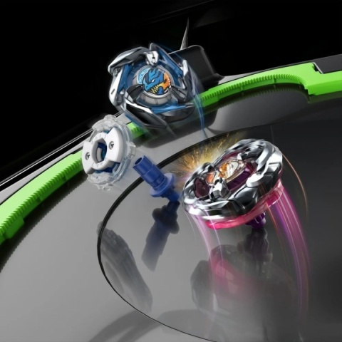 Arena walki Zestaw bitewny Beyblade X Hasbro 2 dyski z wyrzutniami F9588 UŻYWANY