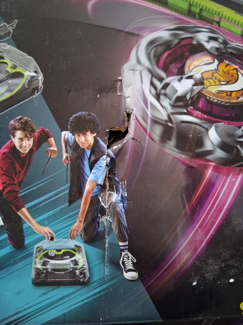 Arena walki Zestaw bitewny Beyblade X Hasbro 2 dyski z wyrzutniami F9588 UŻYWANY