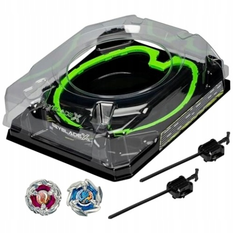 Arena walki Zestaw bitewny Beyblade X Hasbro 2 dyski z wyrzutniami F9588 UŻYWANY