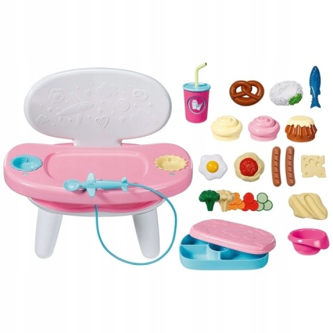 BABY born Interaktywny STOLIK DO KARMIENIA Dla lalki 36/43cm POWYSTAWOWY