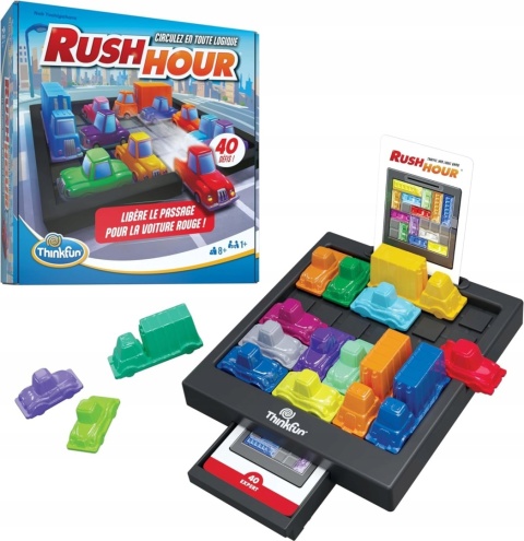 Gra planszowa Ravensburger ThinkFun Rush Hour 40 wyzwań J.francuski PO ZWROCIE
