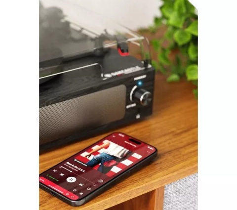 Gramofon Oakcastle TT100 Turntable Bluetooth 5.0 AUX i RCA czarny