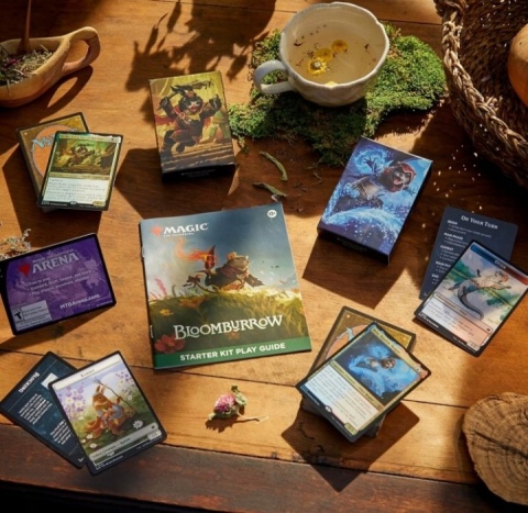 Karta Magic: The Gathering Zestaw startowy Bloomburrow wersja niemiecka Wizards Of The Coast