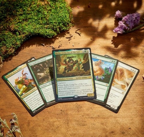 Karta Magic: The Gathering Zestaw startowy Bloomburrow wersja niemiecka Wizards Of The Coast