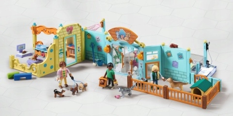 Klocki Playmobil 71742 Hotel dla zwierząt my Life Hotel POWYSTAWOWY