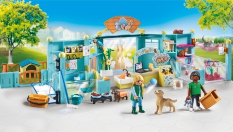 Klocki Playmobil 71742 Hotel dla zwierząt my Life Hotel POWYSTAWOWY