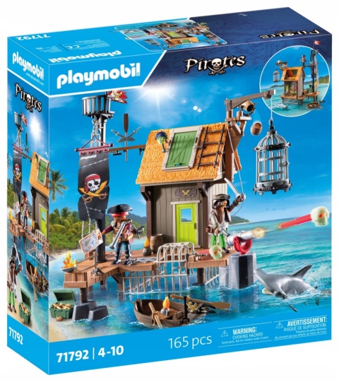 Klocki Playmobil 71792 Piracki port z więzieniem Pirates POWYSTAWOWY