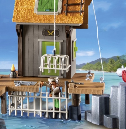 Klocki Playmobil 71792 Piracki port z więzieniem Pirates POWYSTAWOWY