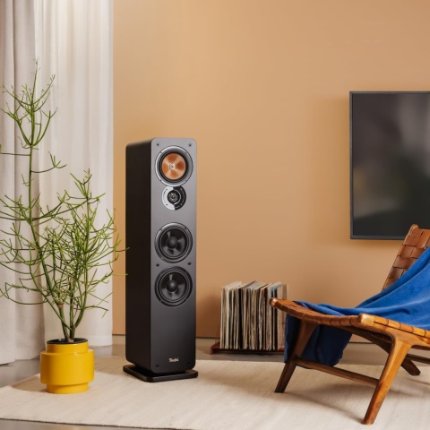 Kolumny głośnikowe Teufel Ultima 40, kolumny podłogowe, zestaw stereo, Mk4 Nowe z Defektem