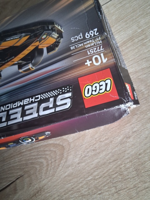 LEGO Speed Champions Bolid F1 McLaren Team MCL38 77251 POWYSTAWOWY