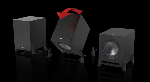 Subwoofer aktywny czarny Teufel T 10 Nowy z defektem