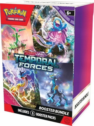 Zestaw kart Pokemon Scarlet i Violet booster box 6 pack