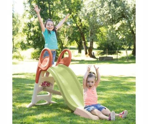 Zjeżdżalnia Ogrodowa wolnostojąca Smoby Life KS 150 cm Zielona NOWY